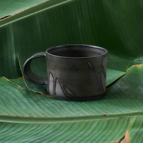 Matcha mugg matt svart